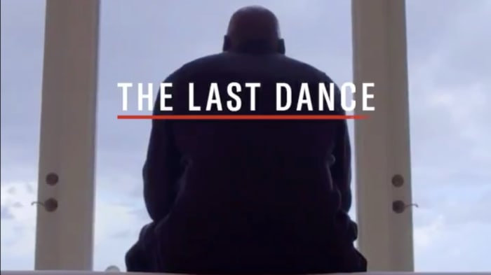 A still from the latest ESPN trailer for 'The Last Dance' a 10-part documentary series on Michael Jordan's final season with the Bulls